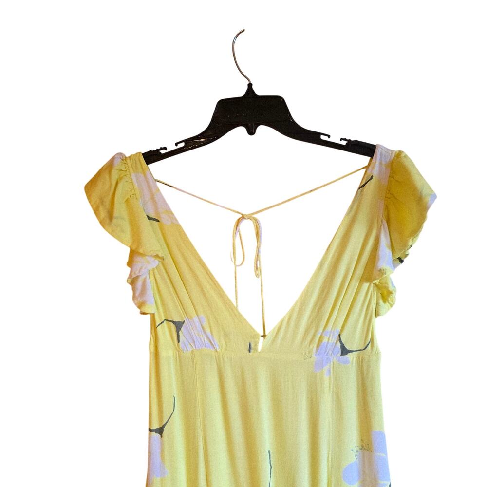 Free People She's a waterfall flutter maxi dress size 4 - Picture 4 of 9
